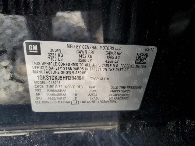Photo 14 from auction – 2017 GMC YUKON DENA with VIN 1GKS1CKJ5HR284864