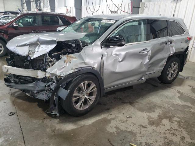 TOYOTA HIGHLANDER 2016 with VIN 5TDBKRFH7GS309489 - Photo from auction