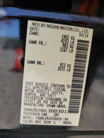 Photo 14 from auction – 2015 NISSAN LEAF S with VIN 1N4AZ0CP0FC300301