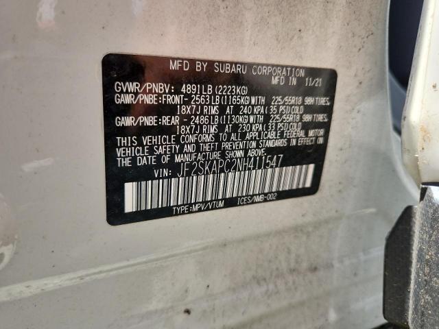 Photo 14 from auction – 2022 SUBARU FORESTER L with VIN JF2SKAPC2NH411547