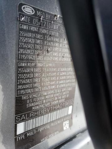 Фото 14 с аукциона – 2017 LAND ROVER DISCOVERY с VIN SALRHBBV1HA019692