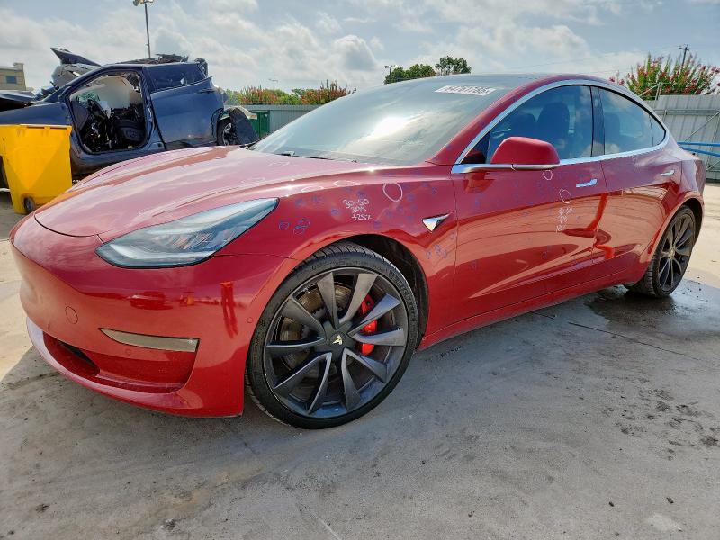 TESLA MODEL 3 2020 with VIN 5YJ3E1EC6LF713210 - Photo from auction