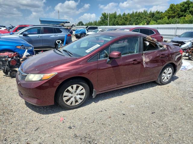 HONDA CIVIC LX 2012 مع رقم تعريف المركبة 19XFB2F56CE099650 - صورة من المزاد