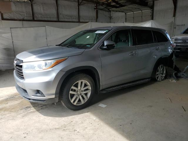 TOYOTA HIGHLANDER 2015 with VIN 5TDBKRFH4FS126484 - Photo from auction