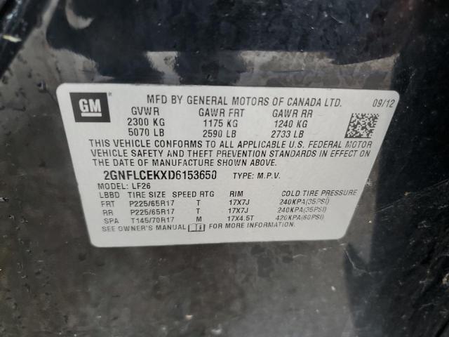 Photo 14 from auction – 2013 CHEVROLET EQUINOX LS with VIN 2GNFLCEKXD6153650