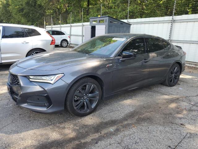 ACURA TLX TECH A 2021 with VIN 19UUB6F52MA004294 - Photo from auction