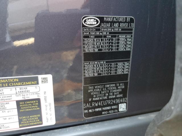 Photo 14 from auction – 2024 LAND ROVER DISCOVERY with VIN SALRW4EU7R2496482