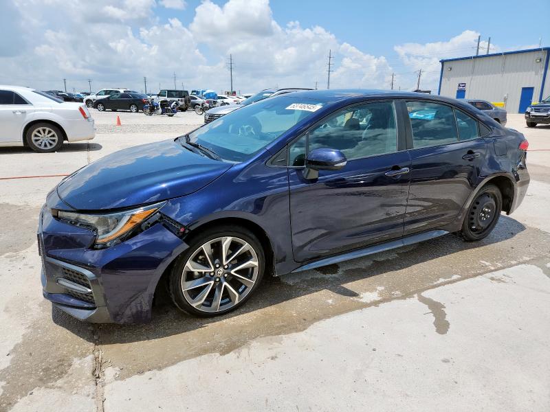 TOYOTA COROLLA SE 2021 with VIN 5YFS4MCE1MP072624 - Photo from auction
