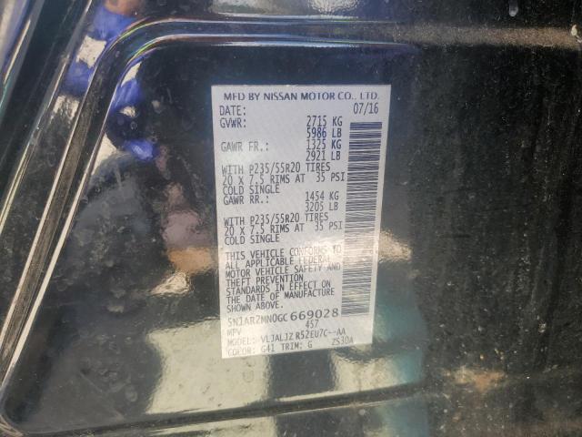 Zdjęcie 14 z aukcji – 2016 NISSAN PATHFINDER z VIN 5N1AR2MN0GC669028