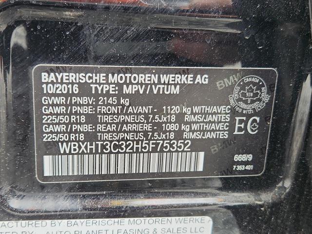 Photo 14 from auction – 2017 BMW X1 XDRIVE2 with VIN WBXHT3C32H5F75352