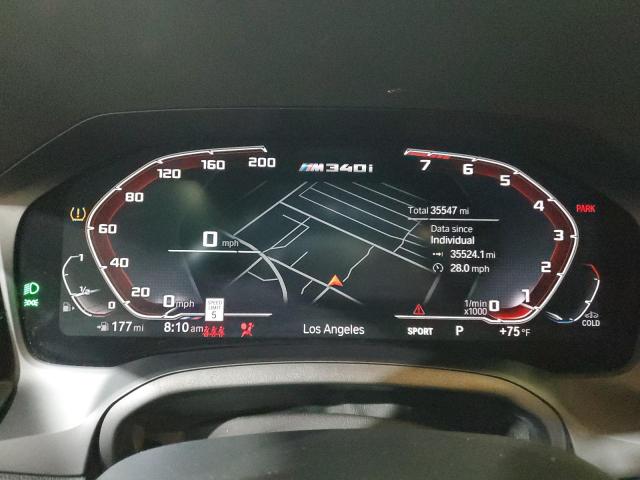 Photo 9 from auction – 2022 BMW M340I with VIN 3MW5U7J06N8C30184
