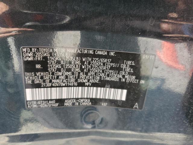Photo 14 from auction – 2011 TOYOTA RAV4 LIMIT with VIN 2T3DF4DV7BW114816