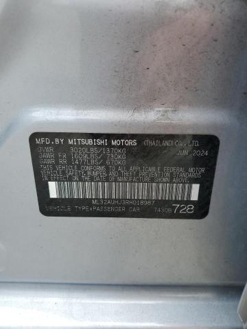 Photo 14 from auction – 2024 MITS MIRAGE ES with VIN ML32AUHJ3RH018987