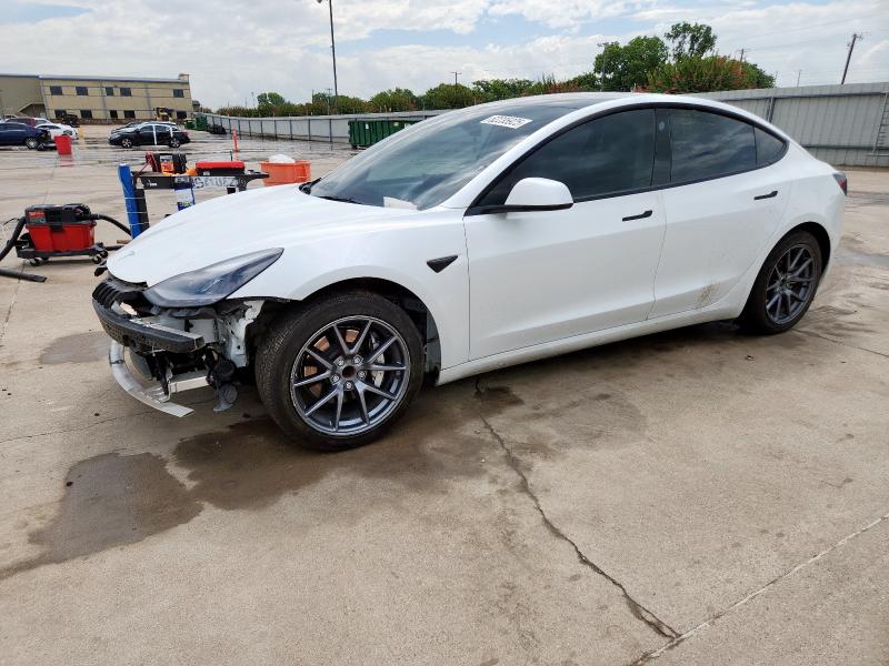 TESLA MODEL 3 2021 with VIN 5YJ3E1EA0MF100225 - Photo from auction