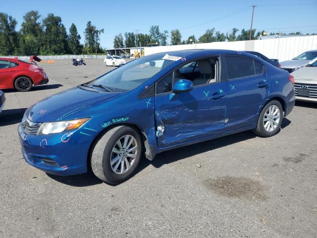 HONDA CIVIC EXL 2012 with VIN 19XFB2F93CE335562 - Photo from auction