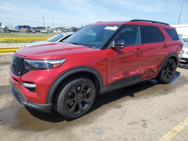 FORD EXPLORER S 2020 with VIN 1FM5K8GC2LGB92107 - Photo from auction