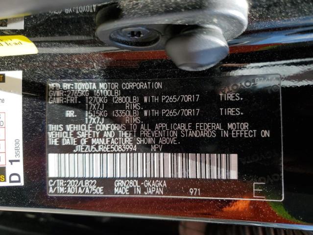 Photo 14 from auction – 2014 TOYOTA 4RUNNER SR with VIN JTEZU5JR6E5083994