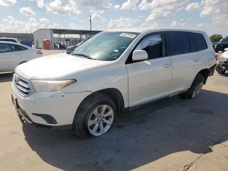 TOYOTA HIGHLANDER 2012 with VIN 5TDZA3EH2CS018344 - Photo from auction