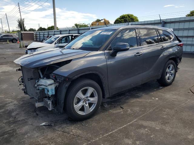 TOYOTA HIGHLANDER 2021 with VIN 5TDZZRAH9MS033541 - Photo from auction
