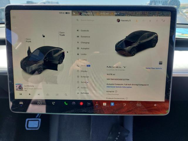 Photo 9 from auction – 2025 TESLA MODEL Y with VIN 7SAYGDED8SF237764