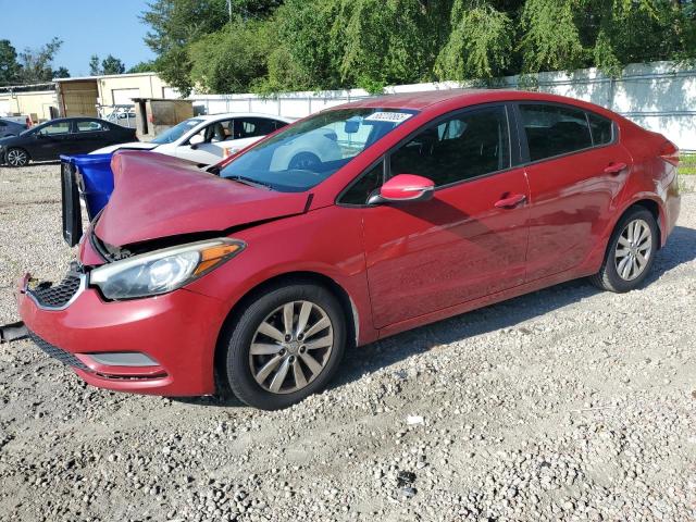 KIA FORTE LX 2014 with VIN KNAFX4A63E5099663 - Photo from auction