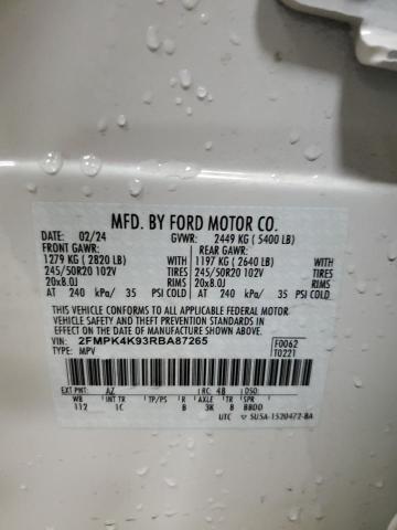 Photo 14 from auction – 2024 FORD EDGE TITAN with VIN 2FMPK4K93RBA87265