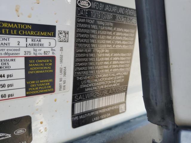 Photo 14 from auction – 2020 LAND ROVER RANGE ROVE with VIN SALWR2SU9LA700554