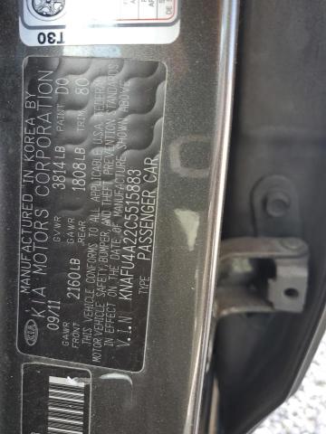 Photo 10 from auction – 2012 KIA FORTE EX with VIN KNAFU4A22C5515883