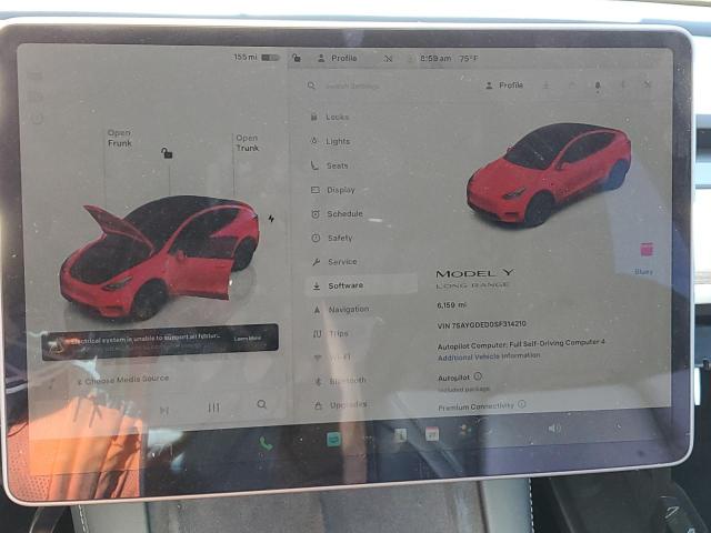 Foto 9 de la subasta – 2025 TESLA MODEL Y con VIN 7SAYGDED0SF314210