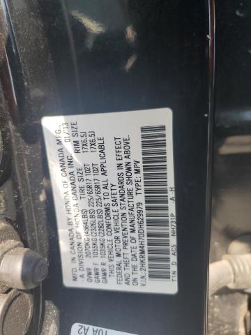Photo 14 from auction – 2013 HONDA CR-V EXL with VIN 2HKRM4H70DH629979