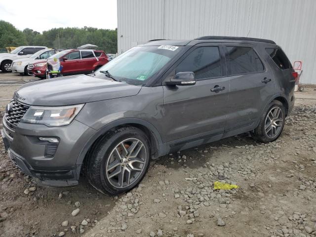 FORD EXPLORER S 2018 with VIN 1FM5K8GT9JGB50840 - Photo from auction