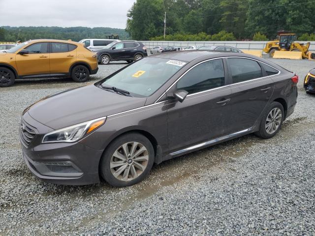 HYUNDAI SONATA SPO 2017 with VIN 5NPE34AF4HH559766 - Photo from auction