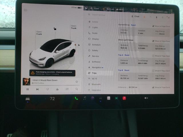 Photo 9 from auction – 2022 TESLA MODEL Y with VIN 7SAYGDEF7NF372515