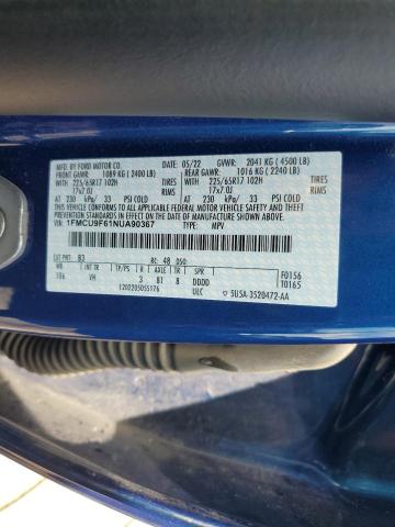 Photo 14 from auction – 2022 FORD ESCAPE S with VIN 1FMCU9F61NUA90367