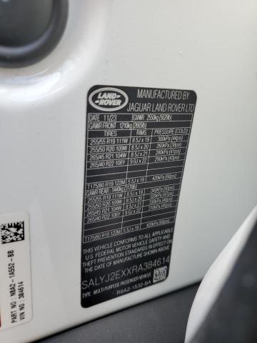 Photo 14 from auction – 2024 LAND ROVER RANGE ROVE with VIN SALYJ2EXXRA384614