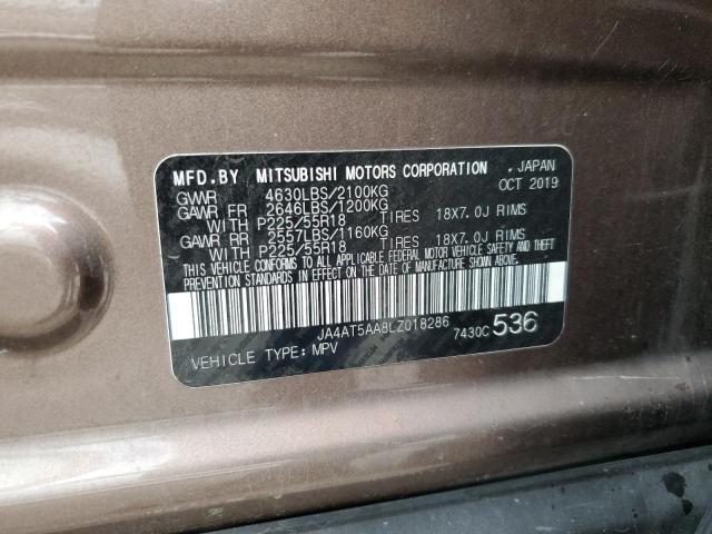 Photo 14 from auction – 2020 MITSUBISHI ECLIPSE CR with VIN JA4AT5AA8LZ018286