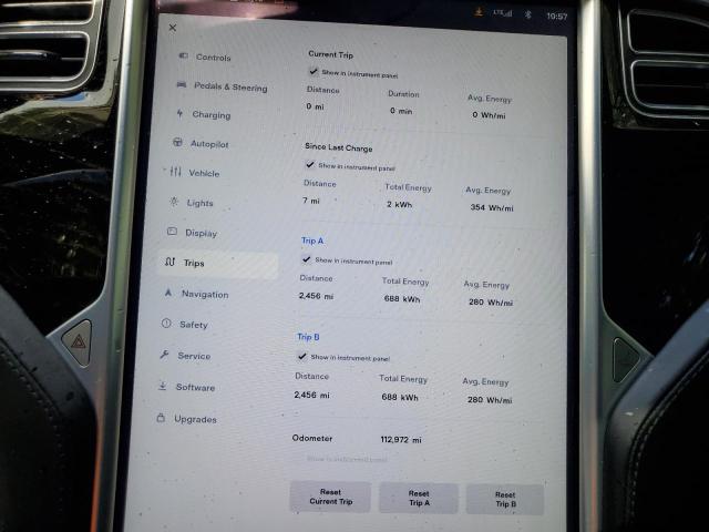 Photo 9 from auction – 2016 TESLA MODEL S with VIN 5YJSA1E17GF156139