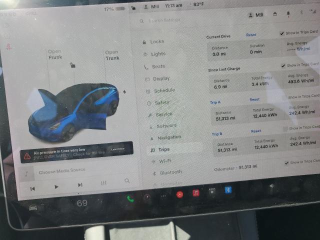 Photo 9 from auction – 2021 TESLA MODEL 3 with VIN 5YJ3E1EB0MF044506