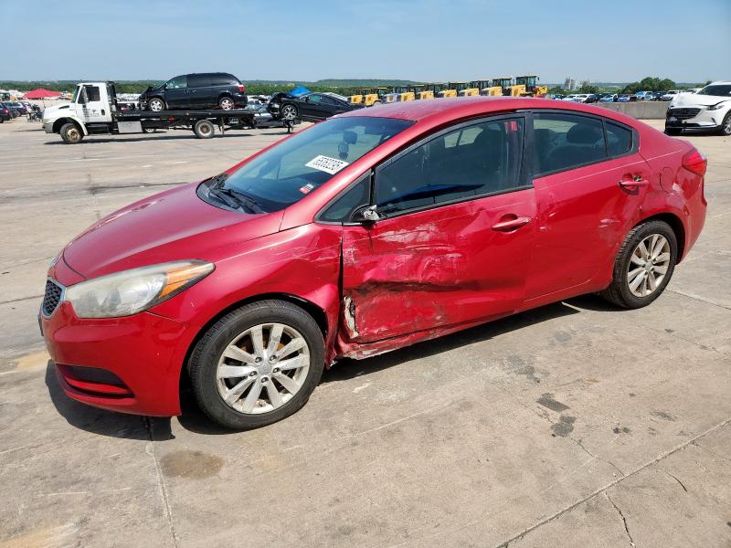 KIA FORTE LX 2014 with VIN KNAFX4A60E5128729 - Photo from auction