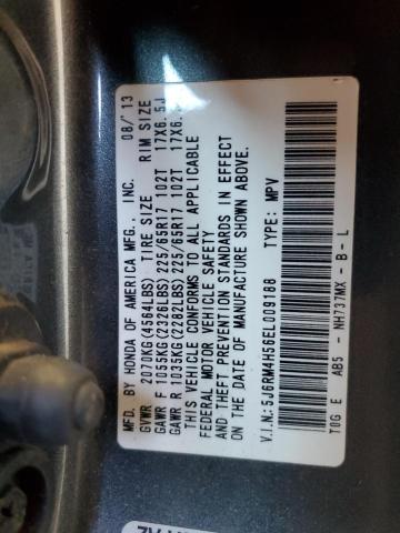 Photo 14 from auction – 2014 HONDA CR-V EX with VIN 5J6RM4H56EL009188