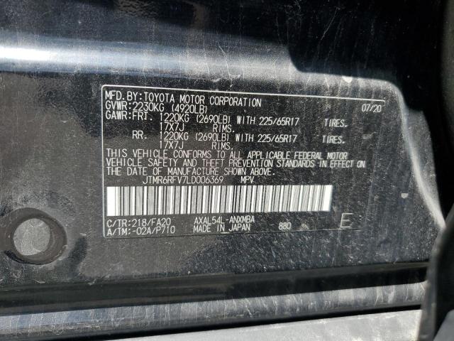Photo 14 from auction – 2020 TOYOTA RAV4 XLE with VIN JTMR6RFV7LD006369