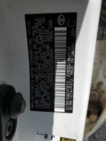 Photo 14 from auction – 2013 TOYOTA PRIUS with VIN JTDKN3DUXD5562554