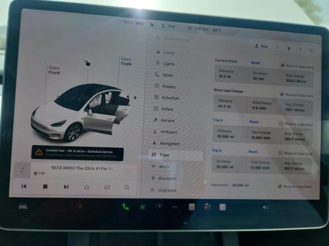 Photo 9 from auction – 2021 TESLA MODEL Y with VIN 5YJYGDEEXMF263632