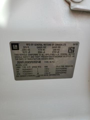 Photo 14 from auction – 2015 CHEVROLET EQUINOX LS with VIN 2GNFLEEK5F6359148