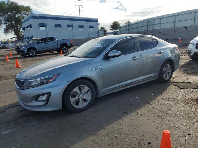 KIA OPTIMA HYB 2015 with VIN KNAGM4AD7F5088226 - Photo from auction