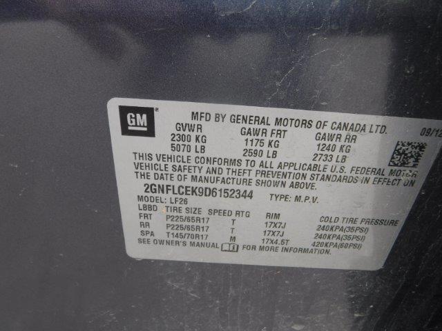 Photo 10 from auction – 2013 CHEVROLET EQUINOX LS with VIN 2GNFLCEK9D6152344