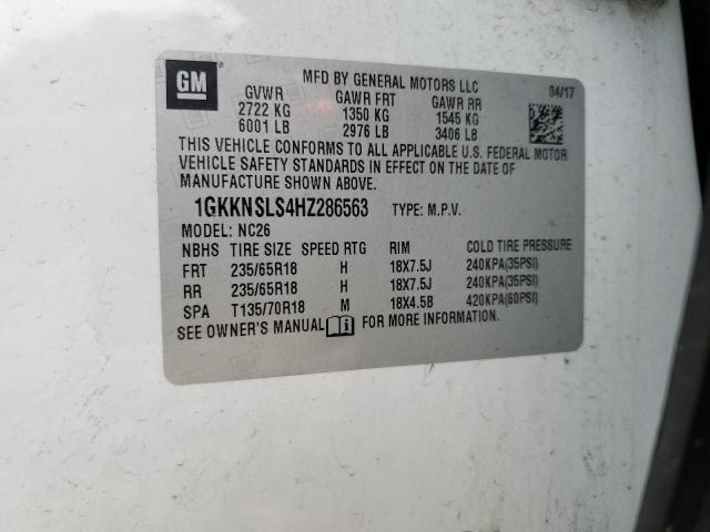 Photo 14 from auction – 2017 GMC ACADIA SLE with VIN 1GKKNSLS4HZ286563