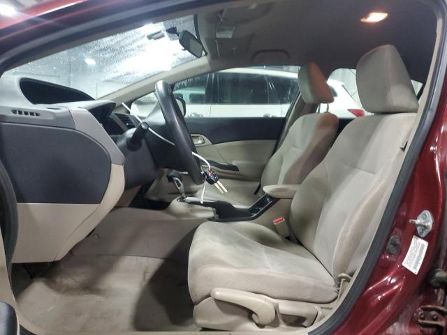 Photo 7 from auction – 2012 HONDA CIVIC LX with VIN 2HGFB2F59CH544985