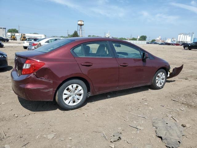 Photo 3 from auction – 2012 HONDA CIVIC LX with VIN 19XFB2F57CE378640