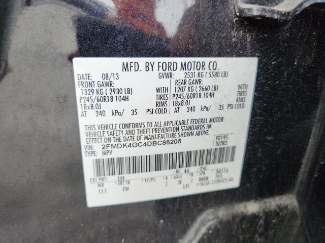 Photo 14 from auction – 2013 FORD EDGE SE with VIN 2FMDK4GC4DBC88205